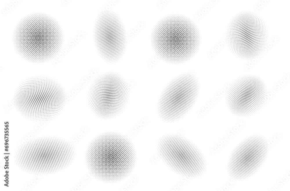 Abstract circle halftone. Geometric dots gradient. Element design Abstract circle halftone. Geometric dots gradient. Element design
