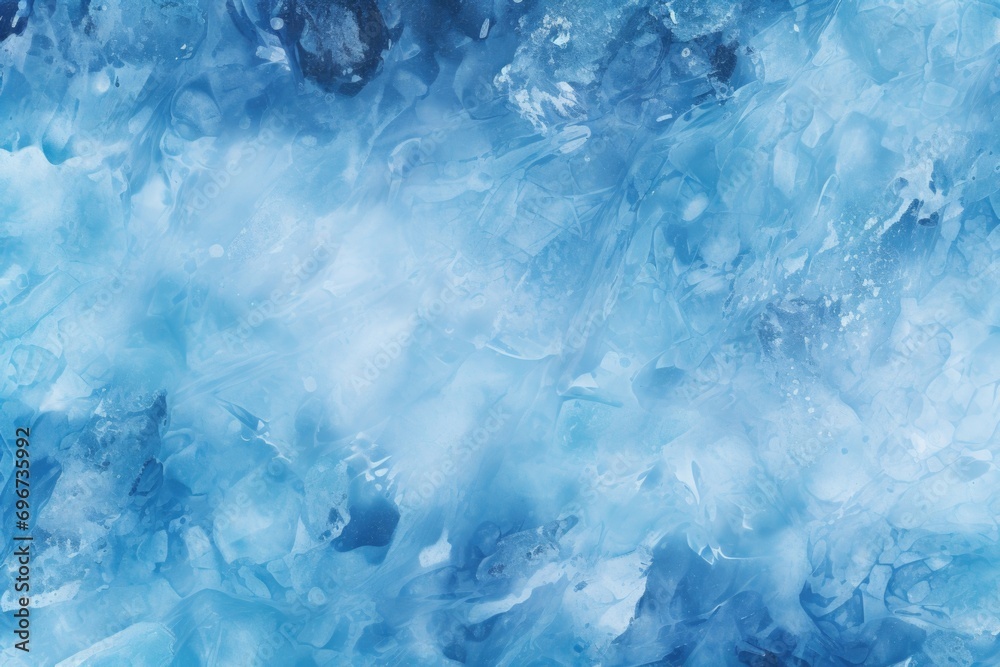 A detailed close-up of a blue and white painting. This versatile image can be used for various design projects