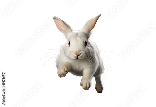 White_rabbit_running_closeup_ © I Love Png