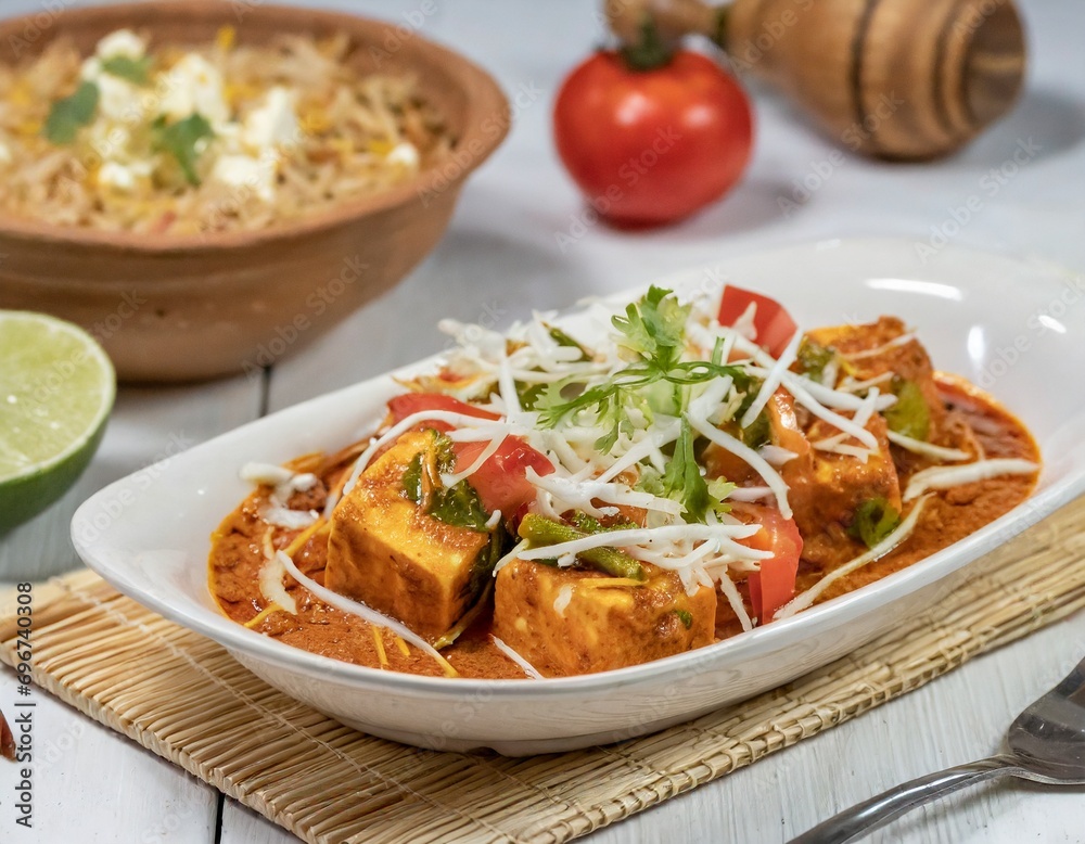 Kadai Paneer Dish