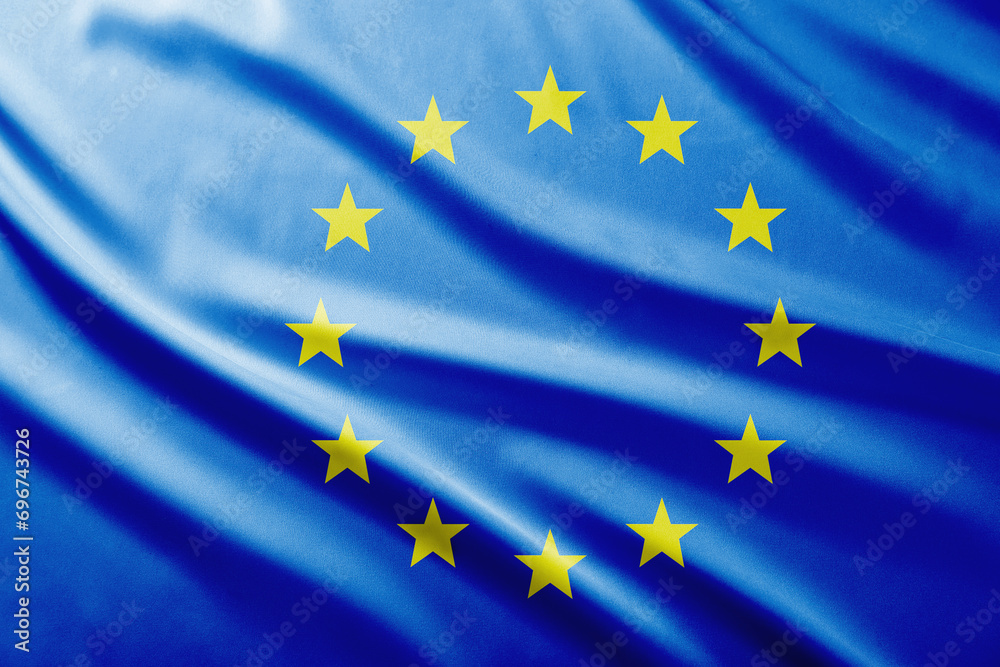 National flag of European Union. Symbol of Europe National flag of European Union. Symbol of Europe