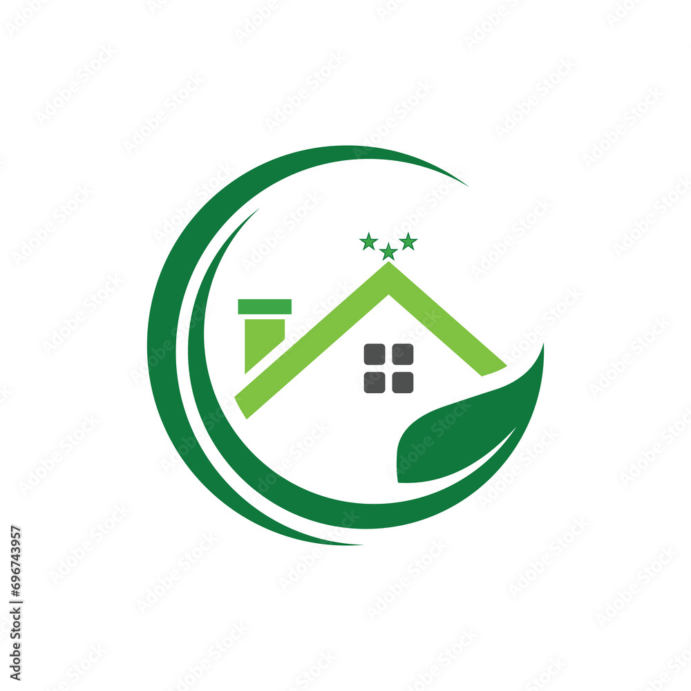 Leaf Home logo design and tree design Leaf Home logo design and tree design