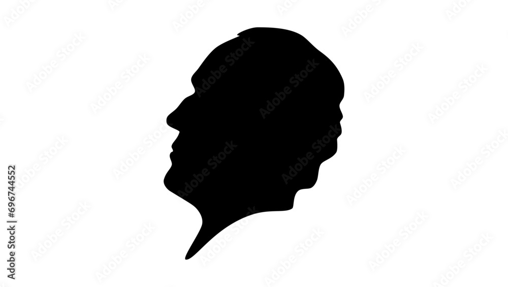 David Farragut silhouette, high quality vector David Farragut silhouette, high quality vector