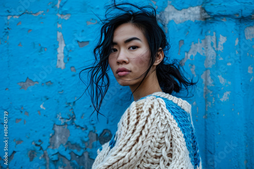 Portrait of a young Asian woman