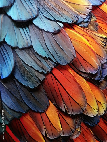 Vibrant Butterfly Wing Close-ups: Natural Study of Intricate Details © Michael