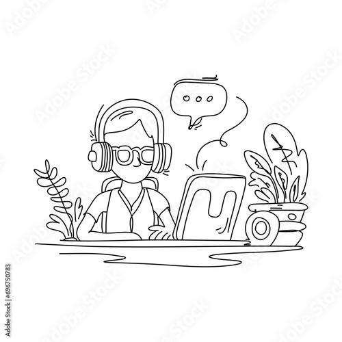 Contact Us Flat Illustration, meticulously crafted to streamline customer interactions and optimize website usability. Let our experts guide you towards achieving a standout online presence by contact