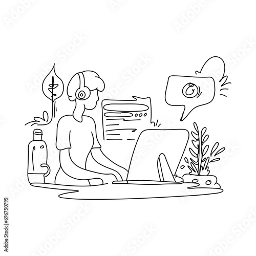 Contact Us Flat Illustration, meticulously crafted to streamline customer interactions and optimize website usability. Let our experts guide you towards achieving a standout online presence by contact