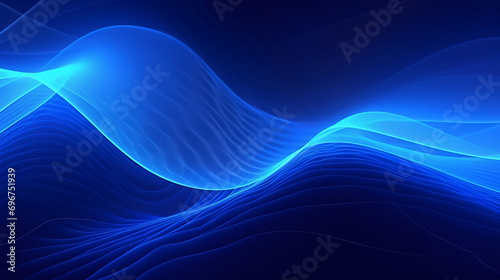 Digital blue abstract surface background.