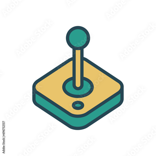 Joystick, Controller icon design template