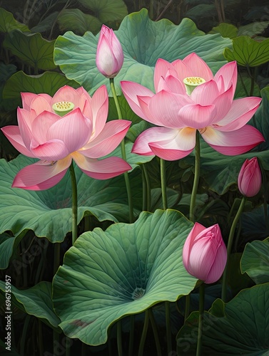 Serenity Blooms: Captivating Lotus Flowers for Tranquil Meditation Spaces