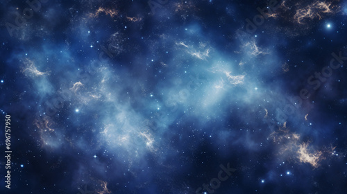 Endless universe with stars