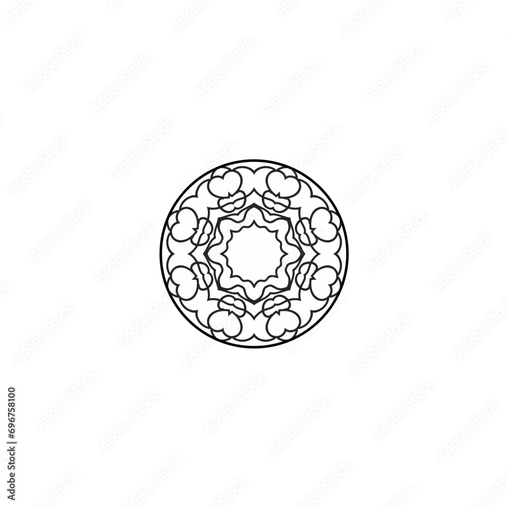 mandala with circle coloring mandala mandala with circle coloring mandala