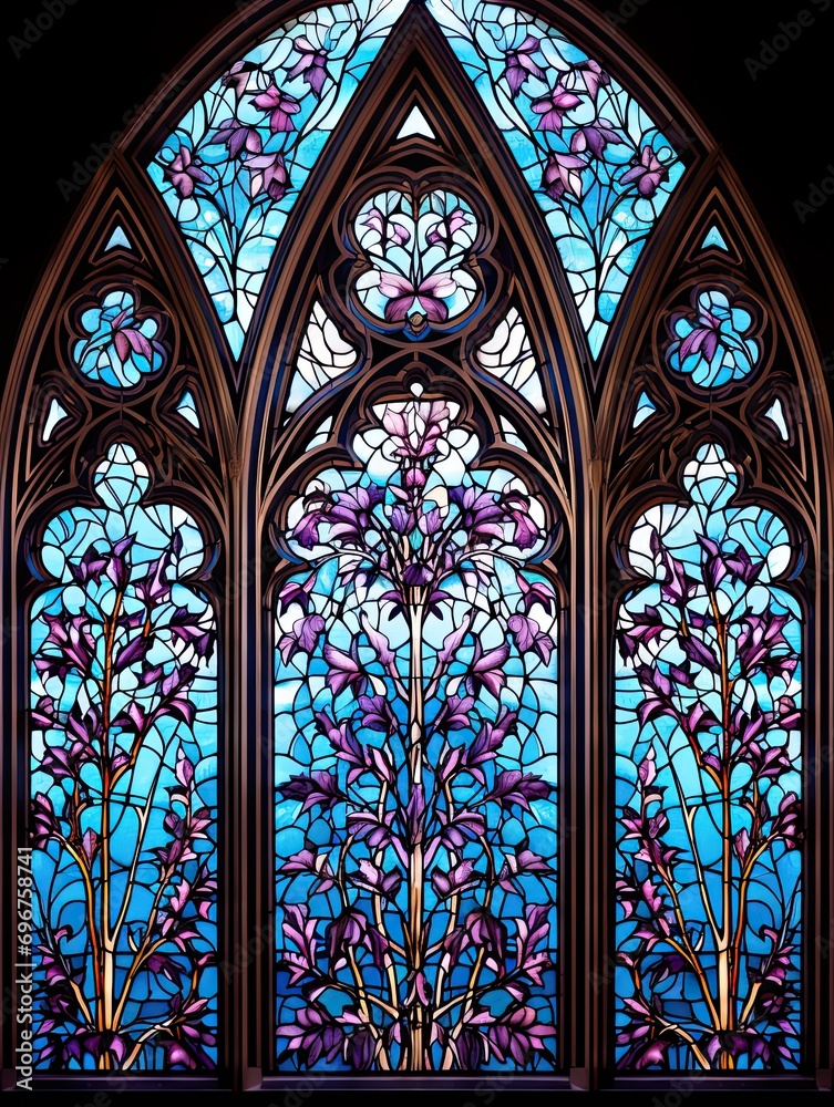 Stained Glass Splendor: Captivating Cathedral Beauty for Spiritual Prayer Rooms