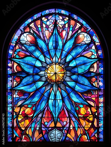 Reverent Reflections: Stained Glass Windows - A Majestic Tapestry of Church Art