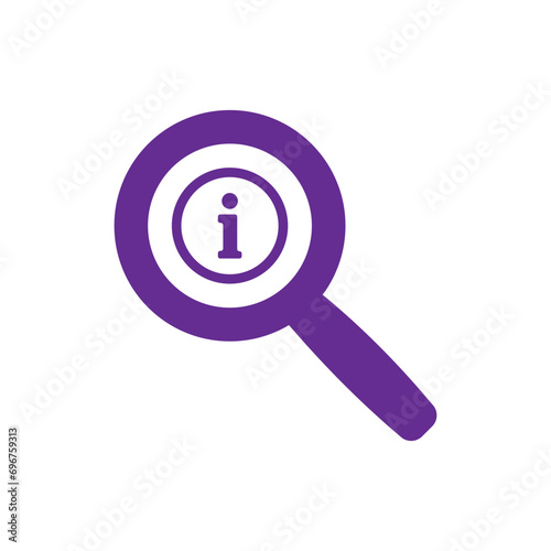 Information icon, isolated. Flat design. eps 10 