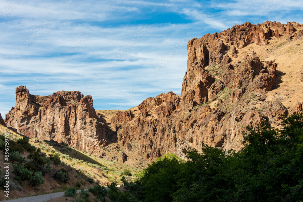 Jagged Rock Formations at Succor Creek State Natural Area