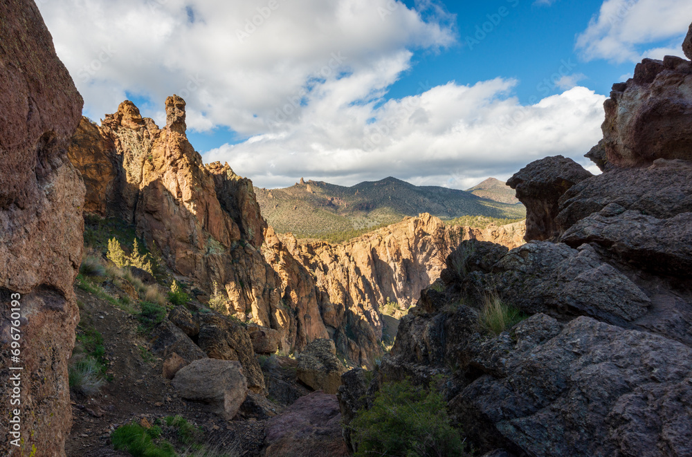 Overlook from the Top of Smith Rock State Park in central Oregon