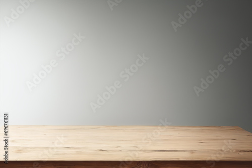 Empty Table for Display Products Mockup