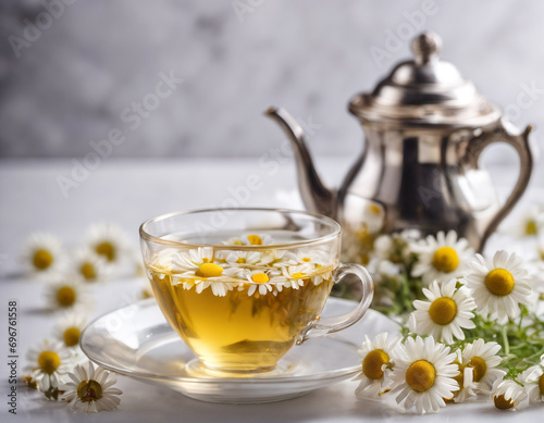 Elegant Chamomile Tea Service