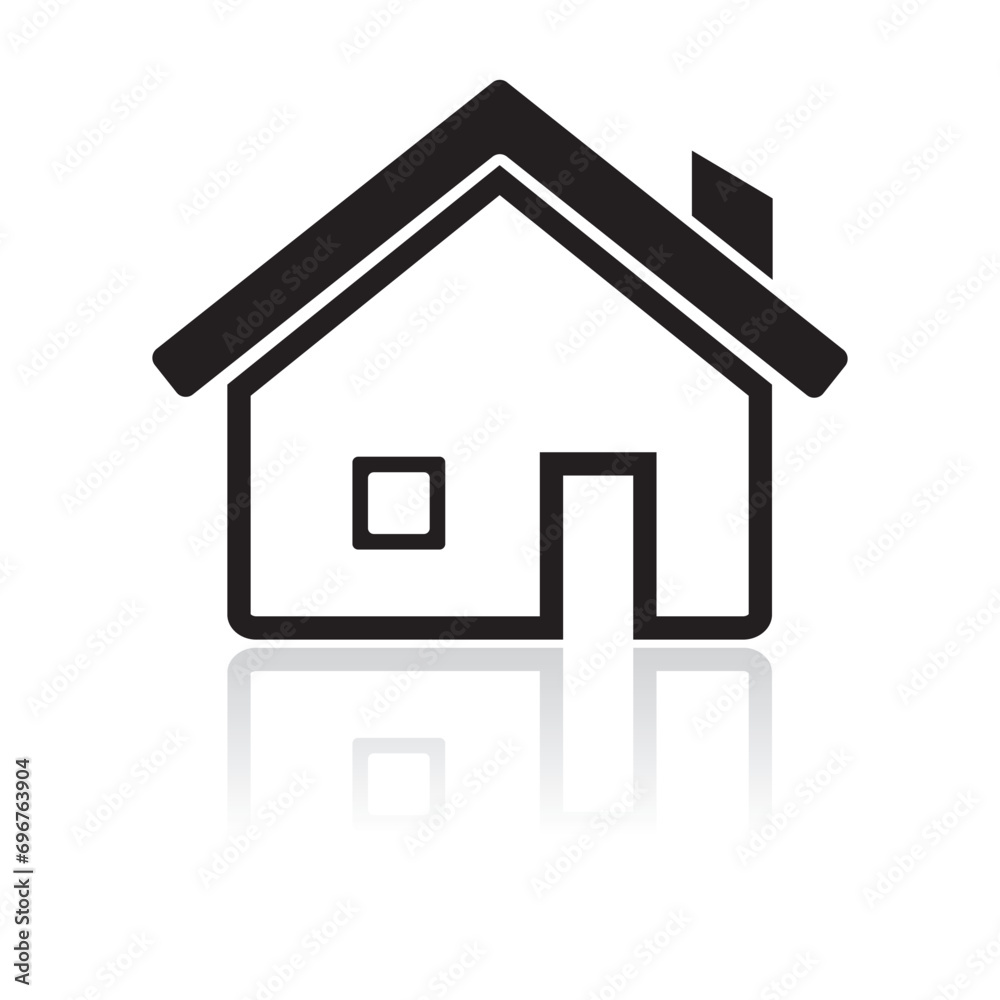Home icon vector. House line icon. Building symbol. Home icon vector for web, computer, mobile app and logo. Vector illustration. Home icon vector. House line icon. Building symbol. Home icon vector for web, computer, mobile app and logo. Vector illustration.