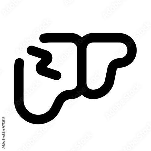 Hepatitis Line UI Icon