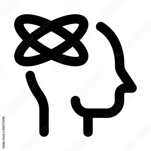 Headache Line UI Icon