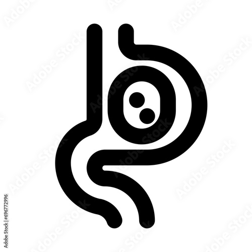 Ulcer Line UI Icon