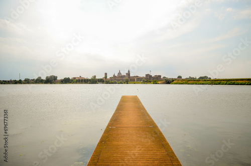Photo of Mantova old town from the lake