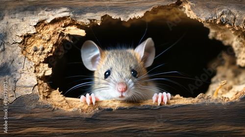 musophobia or muriphobia: an extensive, ultra-realistic exploration of the intense fear of mice, capturing the anxiety, repulsion, and psychological distress caused by these rodents - ai generated photo