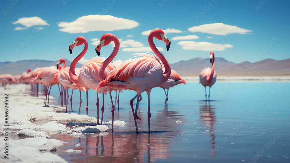 Obraz premium Flamingo