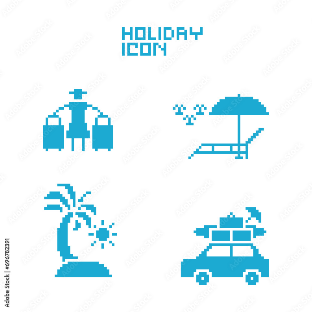 this is holiday icon 1 bit style in pixel art with blue color and white background ,this item good for presentations,stickers, icons, t shirt design,game asset,logo and your project. this is holiday icon 1 bit style in pixel art with blue color and white background ,this item good for presentations,stickers, icons, t shirt design,game asset,logo and your project.