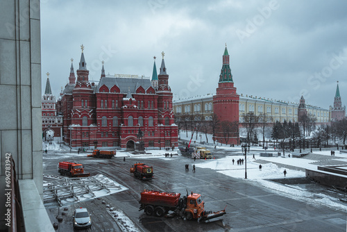 Photography moscow in winter