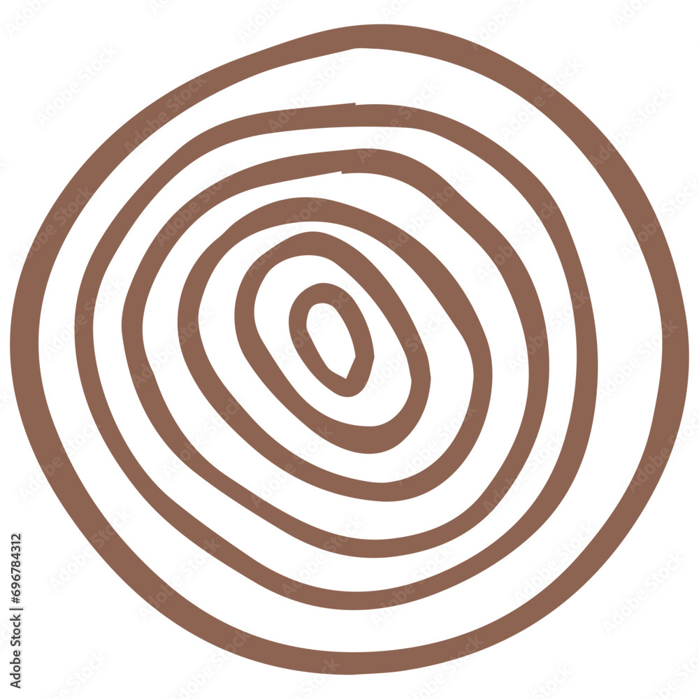 Brown sign line art circle hand drawn style vector art Brown sign line art circle hand drawn style vector art