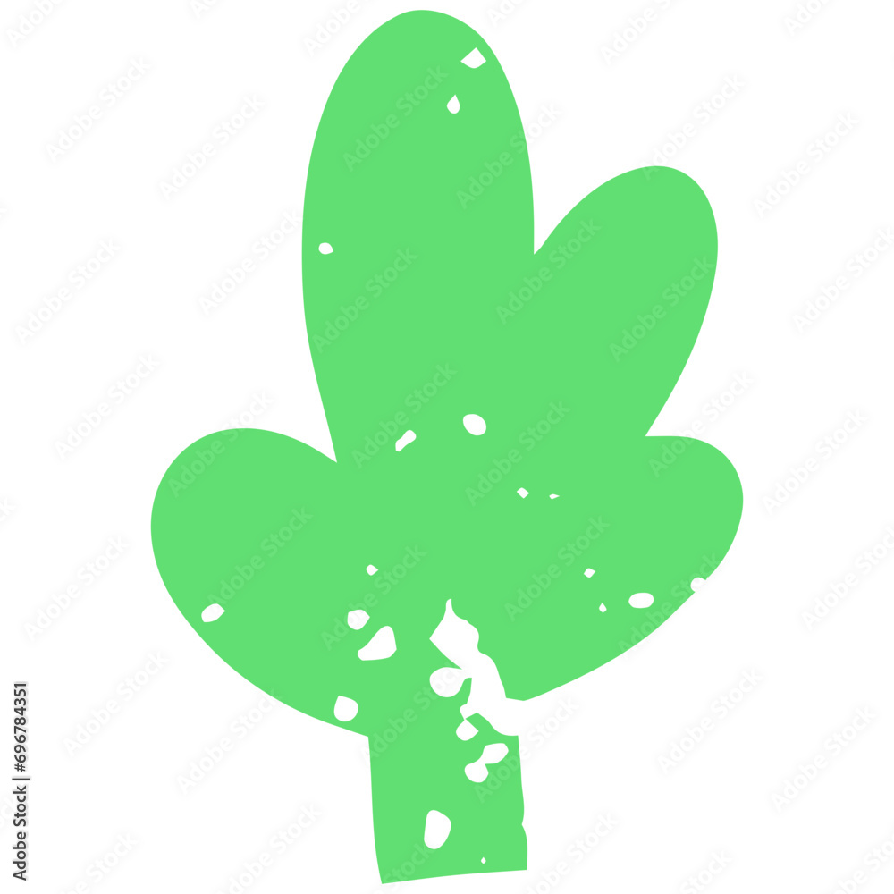 Green tree doodle element sign vector art Green tree doodle element sign vector art