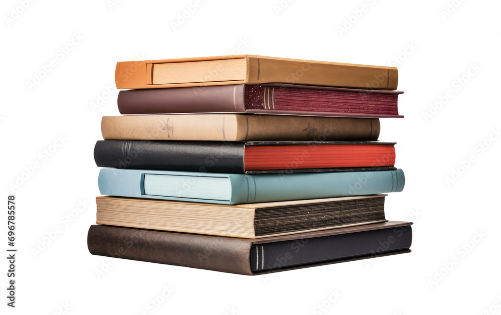 A Stacked Array of Books Bundled and Shrink Wrapped. A Stacked Array of Books Bundled and Shrink Wrapped.