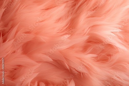 Abstract swirling texture in peach hues, mimicking soft, delicate fuzz © ChaoticMind