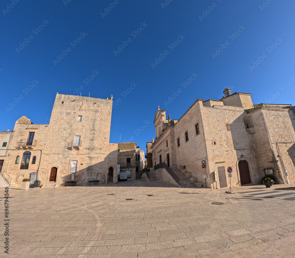 A square of Cisternino, a small town in the Puglia region of Italy.