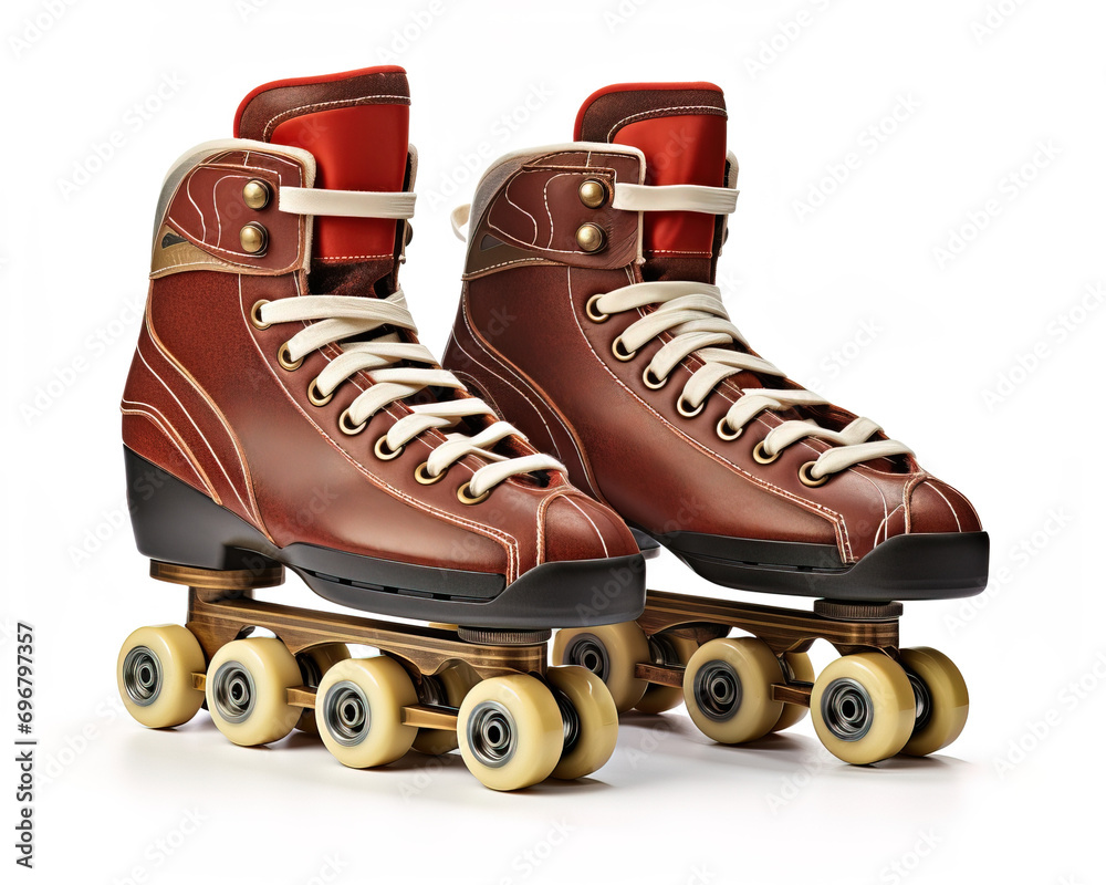 skates isolated on white skates isolated on white