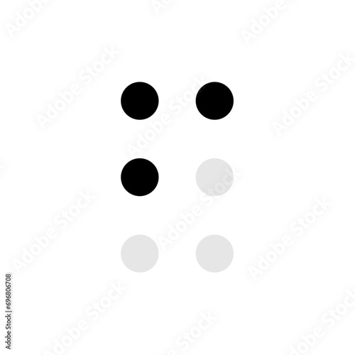 Braille alphabet letter