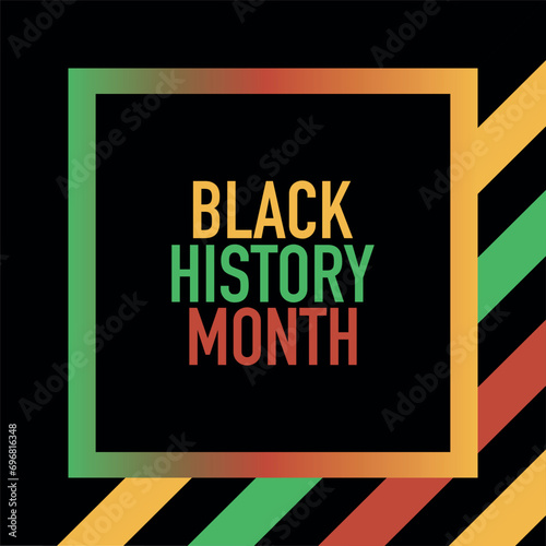 Black history month celebrate. vector illustration design graphic Black history month. Freedom or Emancipation day. Annual American holiday, Horizontal banner vector illustration. 