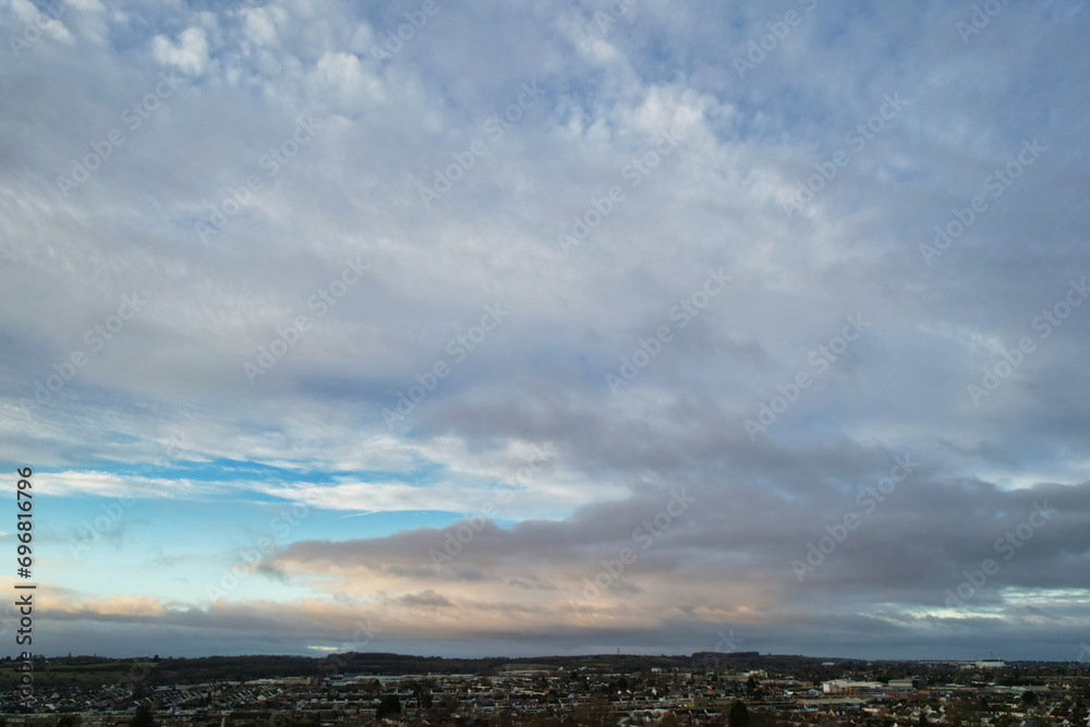 Obraz premium Winter Morning Clouds over England