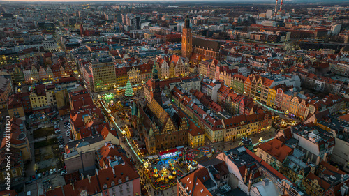Miasto Wroclaw na Dolnym Slasku Polska photo