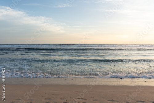 sunset on the beach