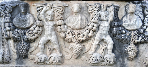 Stone Reliefs from the City of Aphrodisias from the Ancient Greek Period © The Cheroke