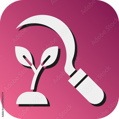 Harvest Vector Glyph Gradient Background Icon Design