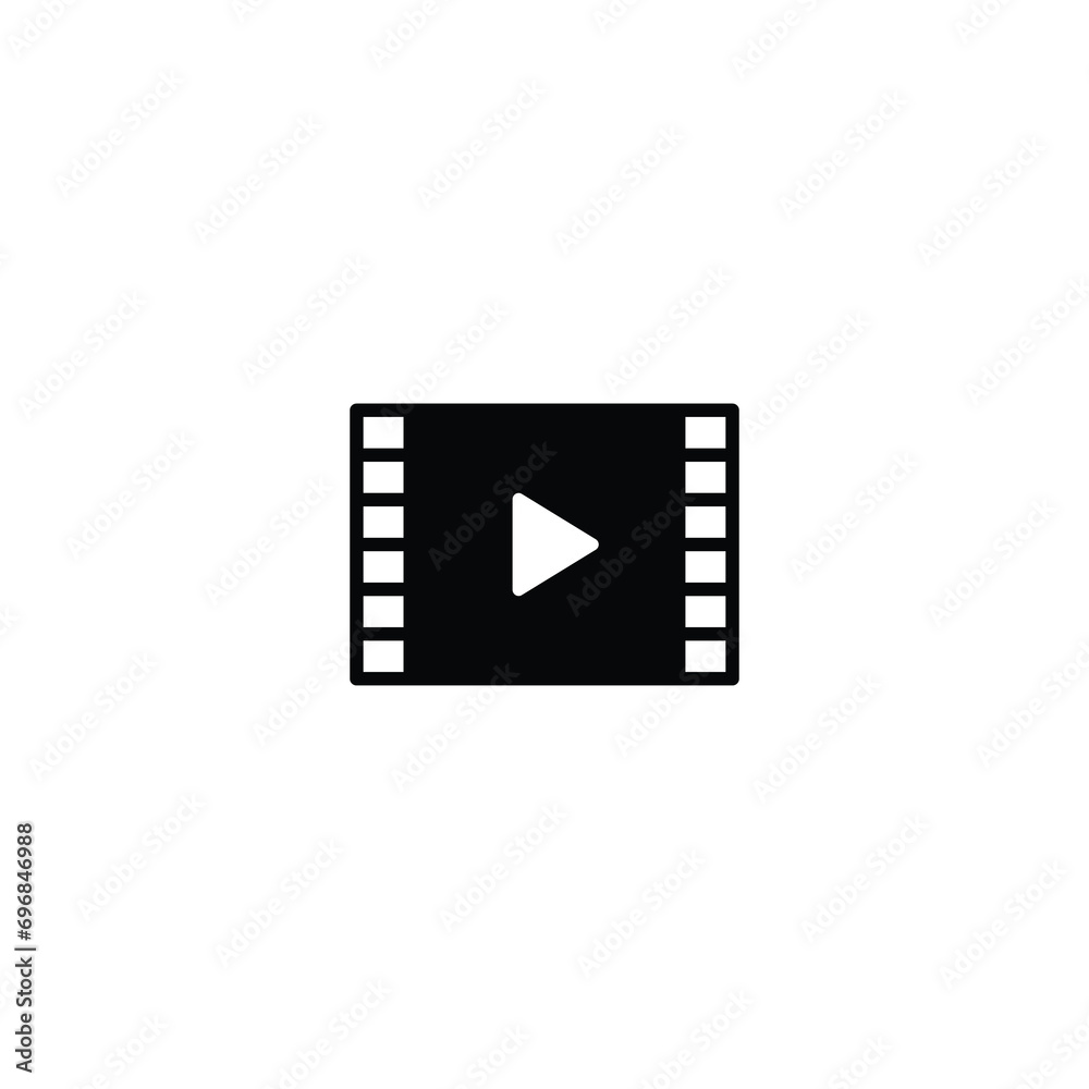 Video icon, video Movie icon vector for web site Computer and mobile app