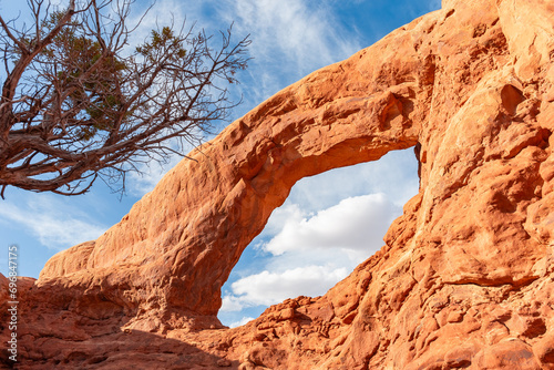 South Window Arch in Arches National Park in Utah