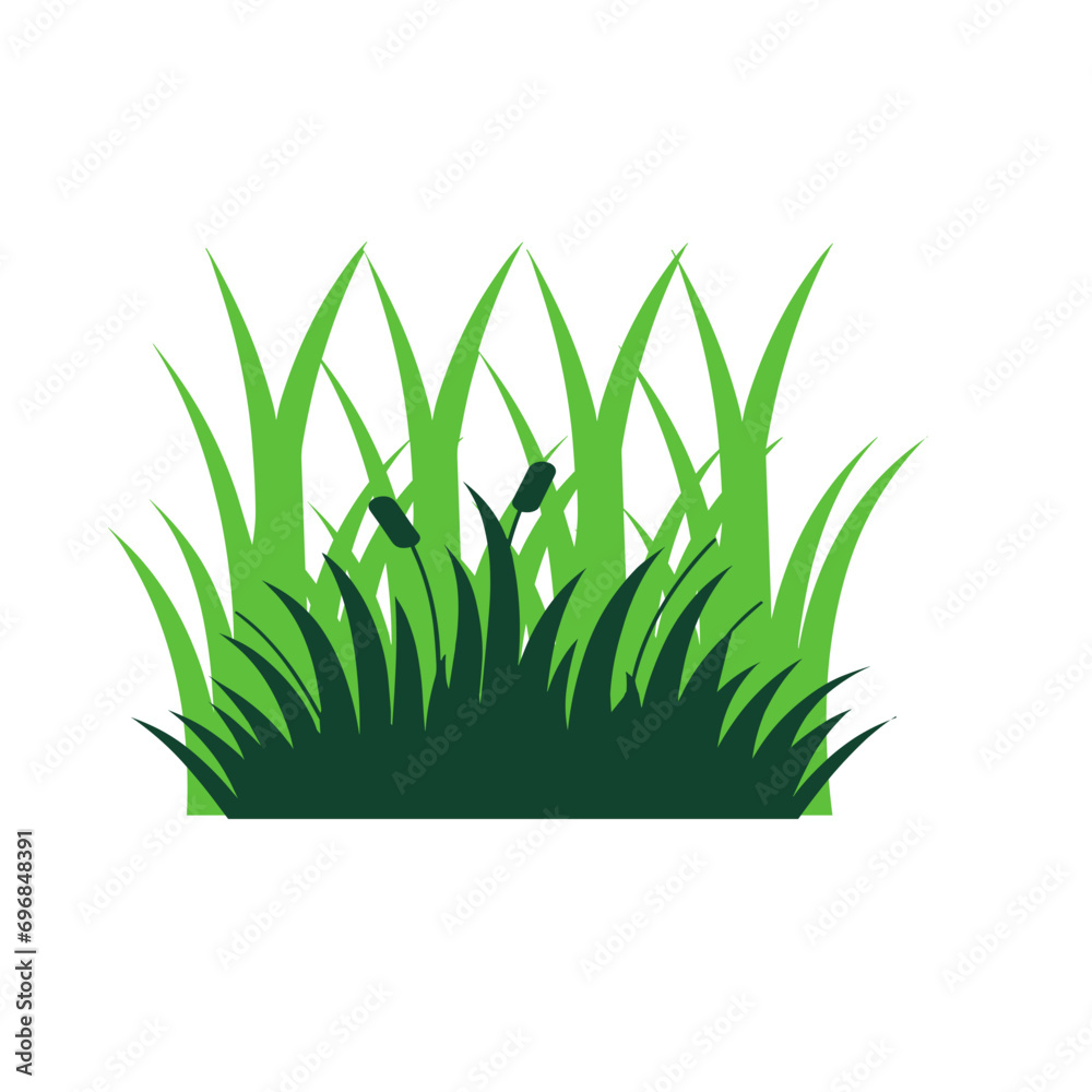 grass vector flat design grass vector flat design