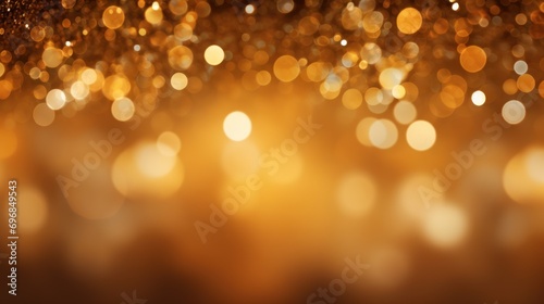 Abstract gold background defocused lights. 