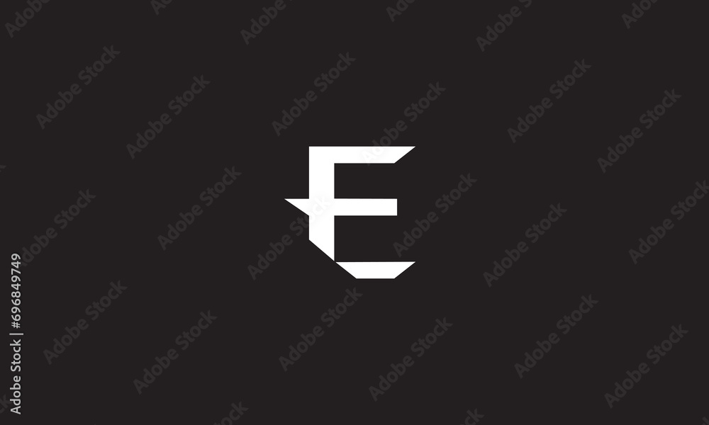 E, EE, Abstract Letters Logo Monogram E, EE, Abstract Letters Logo Monogram